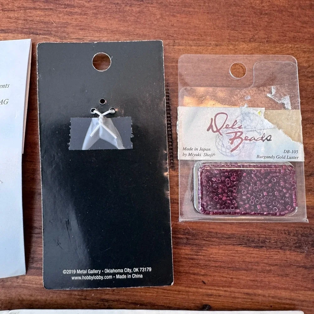 Jewelry Making Supply Lot Swarovski Miyuki Silvestri Laliberi Beads Pendants 8pc